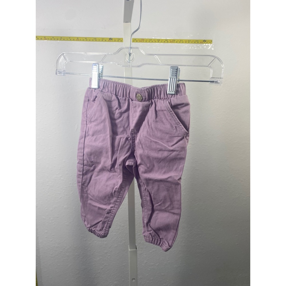 Garanimals Baby Girl Jogger Pants Light Purple Cotton Twill Size 12M GNGF2241820